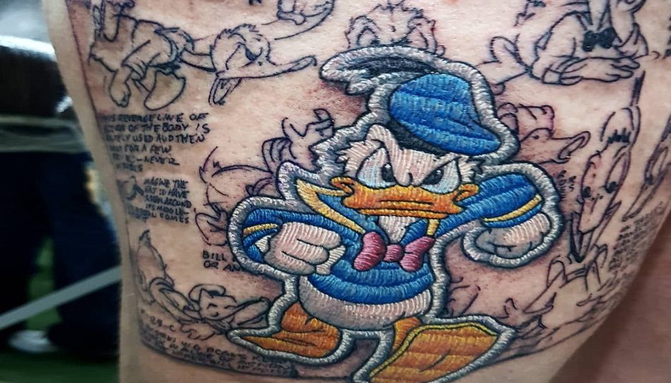 Pop Culture Patch Tattoos Look Like Real Badges Stitched Into Skin