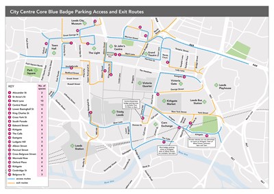New Maps Help Motorists Navigate Leeds City Centre And Find 